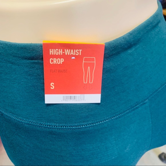Mossimo teal high-waist crop legging NWT - Picture 5 of 7